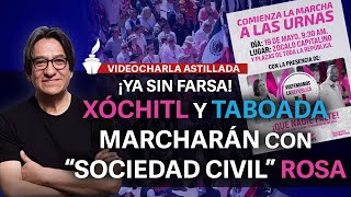 ¡Caen máscaras! “Marea rosa” confiesa partidismos, con Xóchitl y Taboada como socios