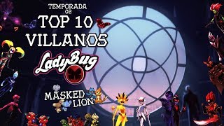 ►Top 10 de los mejores villanos de Miraculous (season 2) / @MaskedLeon