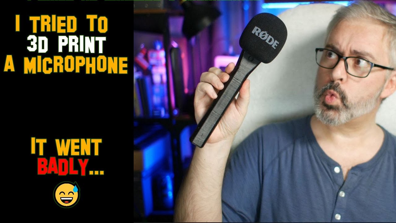3D Printing a Microphone... A Story of Disaster