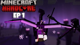 🔴Building my Mega DESERT Build in Minecraft Hardcore