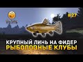 Крупный Линь на Фидер. Рыболовные Клубы - theFisher Online #27