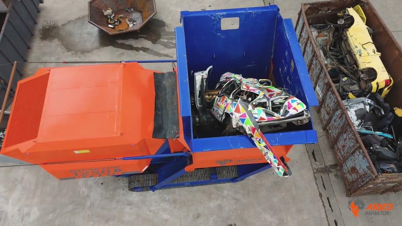 Impaktor 1250 D - Car Shredding with sorting system