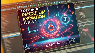 Lesson 07: Pendulum Animation tutorial - Intro to  Maya اردو  हिन्दी