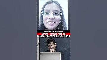 My Family Was My Superpower 🔥💪 Avdhija Gupta AIR 43 💫  #UPSCResult2024 #Shorts