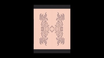 Symmetry Drawing | Quadrant Symmetry Pattern | A173 #digitaldrawing #procreatedigitalart  #procreate