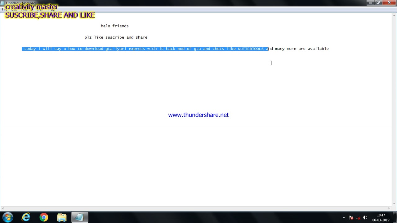 how to download and install gta hack YouTube