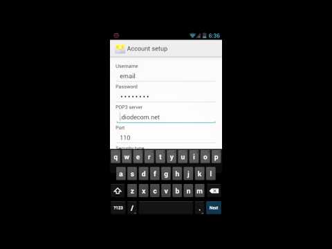 Setting Up Diode E-mail on Your Android Smartphone