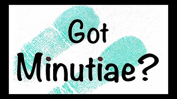 Forensics: Fingerprints - Minutiae (bifurcations, lakes, islands, bridges)