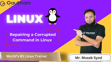 Linux Tutorials - Musab Syed | Repairing a Corrupted Command in Linux  | Linux Tutorials 2024 |Linux