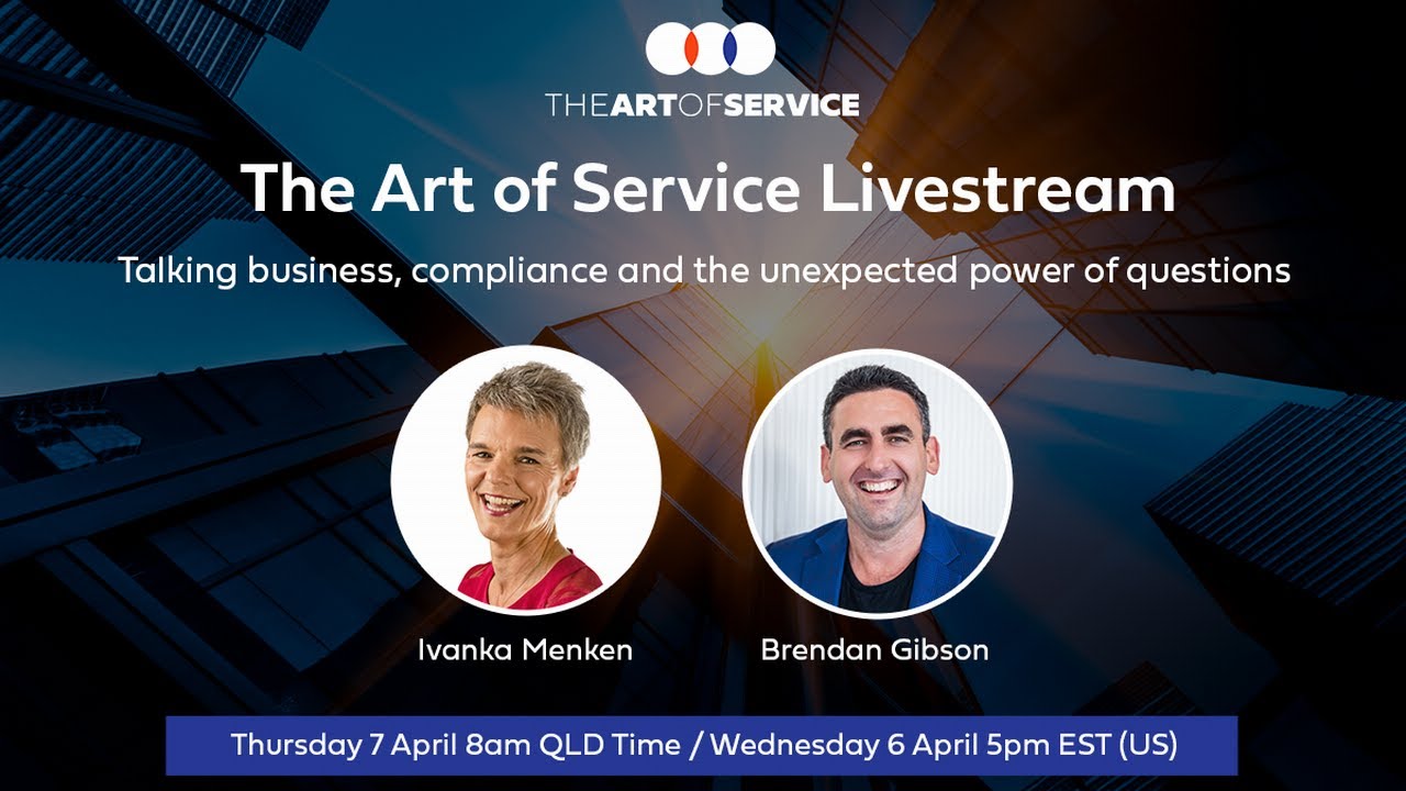 The Art of Service Live Stream - Featuring Brendan Gibson