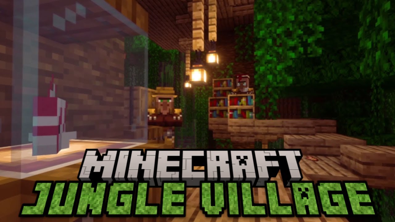 I Made a Jungle Village in Minecraft Because Mojang Won't - YouTube