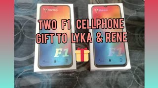 Two F1 Cellphone Gilf To Lyka And Rene.