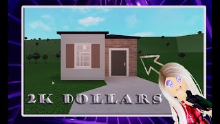 Bloxburg: MAKING A HOUSE WITH ONLY 2K DOLLARS