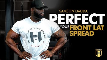 How to Pose Like a Bodybuilder | Front Lat Spread | Posing Tutorial with Samson Dauda