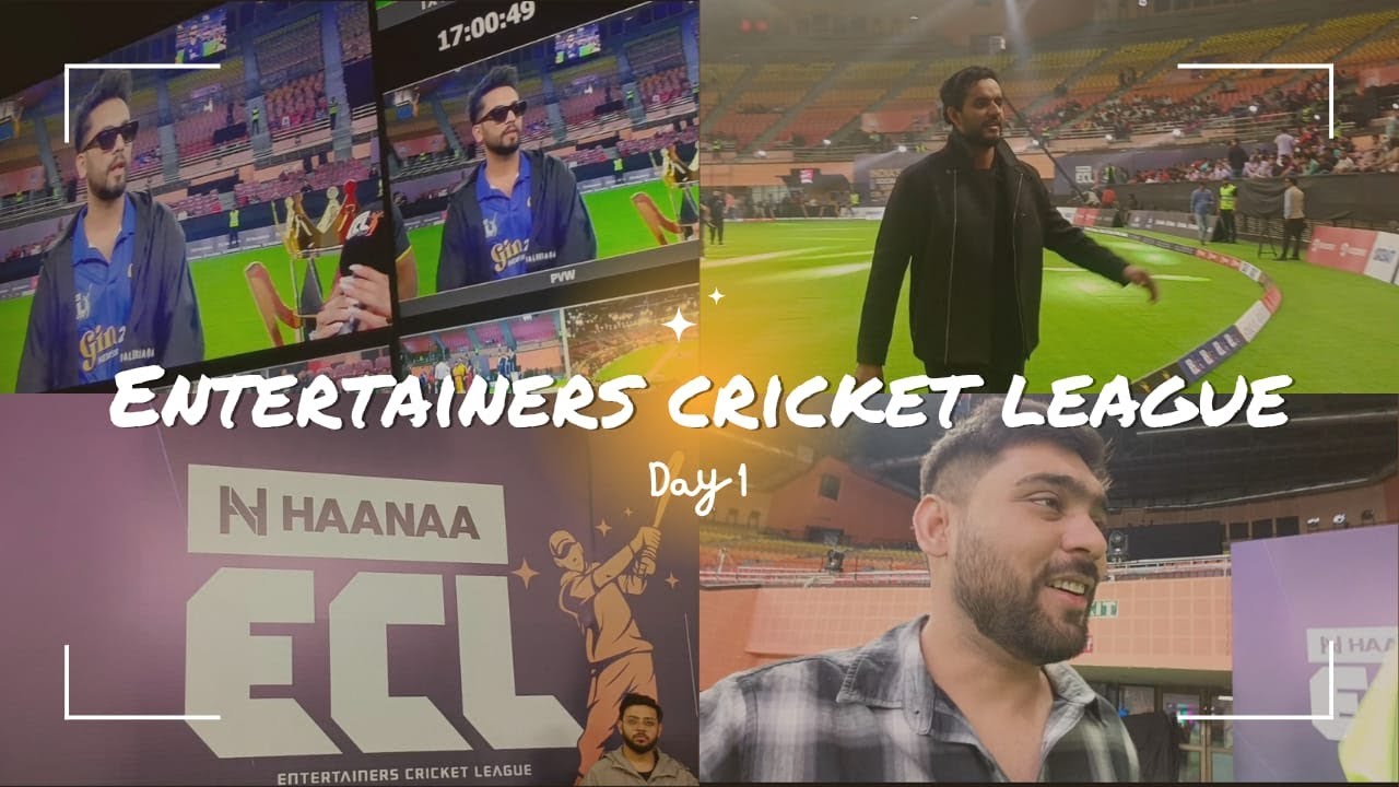 Day 1 - Entertainers Cricket League 