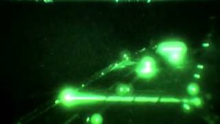 First night time F 35 vertical landing looks like a UFO