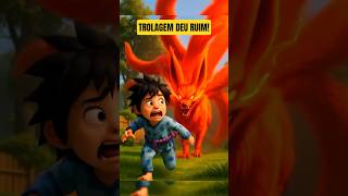 Sasuke Trolou Naruto Com Caixa De Pizza Vazia... Mas Naruto Se Vingou