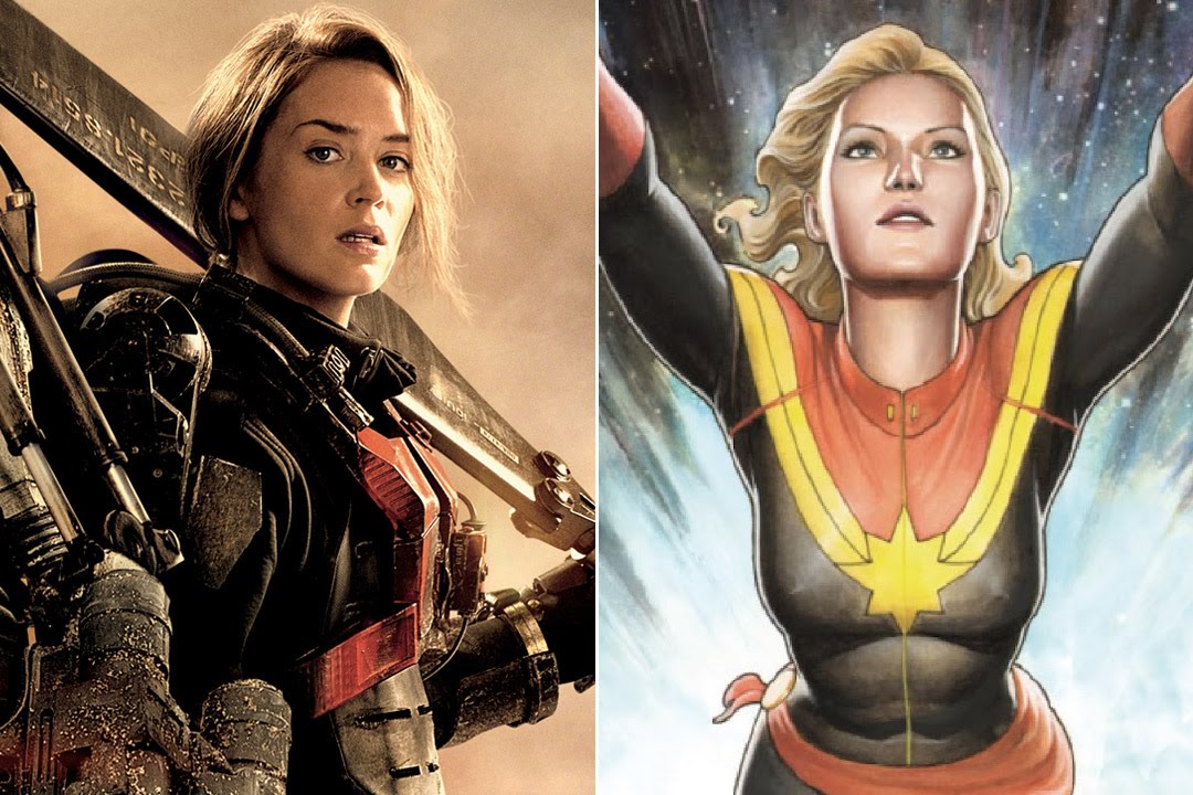 Emily Blunt As Captain Marvel?!?! - YouTube