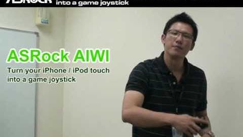 ASRock AIWI - Turn your iPhone / iPod touch into a game joystick