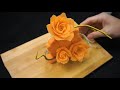 How to make Carrot Flowers very easy