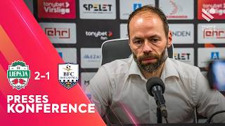 13. kārta: FK Liepāja 2:1 BFC Daugavpils (Preses konference) (Andreass Alms un Jurijs Sokolovs)