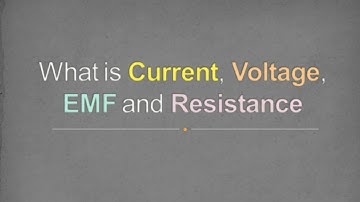 Part 1:Basic Electrical Engineering- What is Current,EMF,Voltage & Resistance | E-LEARNING BY KAJAL