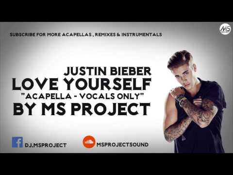 Justin Bieber - Love Yourself (Acapella - Vocals Only) + DL