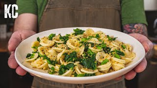 Orecchiette Pasta with Broccoli Rabe | Great for Weeknight Meals