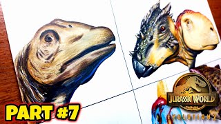 Drawing All Dinosaurs from Jurassic World Evolution 2 | Part 7 (Herbivorous)