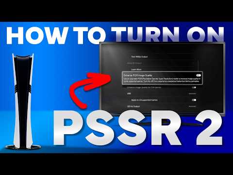 How to Turn On PSSR 2 on PS5 Pro - EASY Step by Step Instructions