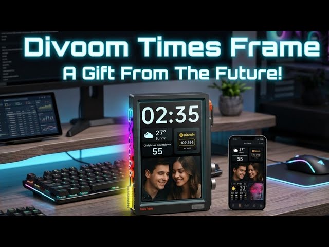 The Coolest Desk Gadget for 2026! (Divoom Times Frame) - YouTube