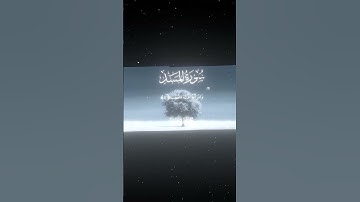 سورة المسد|1-5|القارئ:#محمد_اللحيدان #قران #quran #راحة_نفسية #قران_كريم#تلاوة_هادئة#آية#تلاوة_خاشعة
