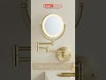 LED Makeup Mirror Upgrade 💄Perfect Vanity Setup #makeupshorts  #makeup #ledmirror #makeupmirror