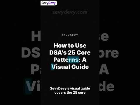 You don’t need 500 random DSA questions #SevyDevy #DSAPatterns #DataStructures #InterviewPreparation