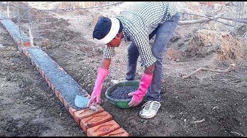 House Construction Design in Plinth beam construction part 1