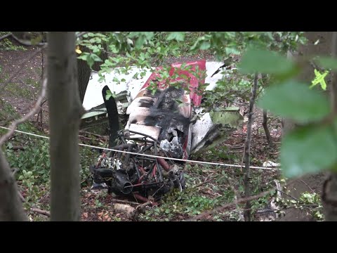 Flugzeugabsturz – 2 Tote in Wald am Löwenburger Hof in Königswinter am 11.10.21 + O-Töne