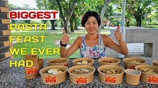 The Biggest Pasta Feast We Have Ever Had