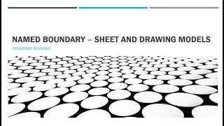 ORD Update Training - Video #6b - Sheet and Drawing Models