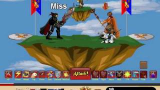 DragonFable PvP fight