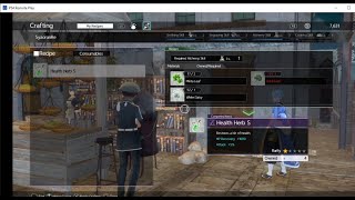 Sao Alicization Lycoris Crafting Items In Game
