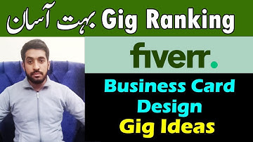 Fiverr graphic design gig ideas by khubaib ghouri Fiverr order gig description SEO earn money online