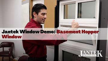 Window Demo: Jantek Basement Hopper Window