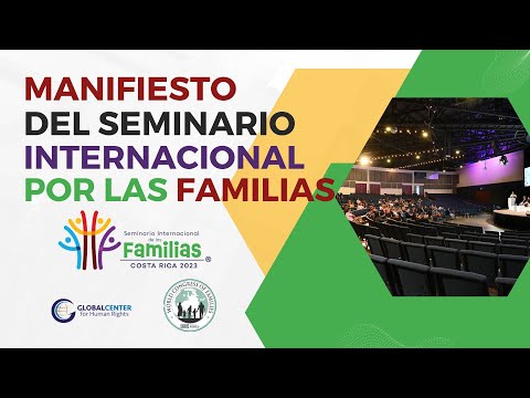 Manifiesto del Seminario Internacional por las Familias