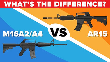 M16A2/A4 vs AR-15 - How Do They Compare and What