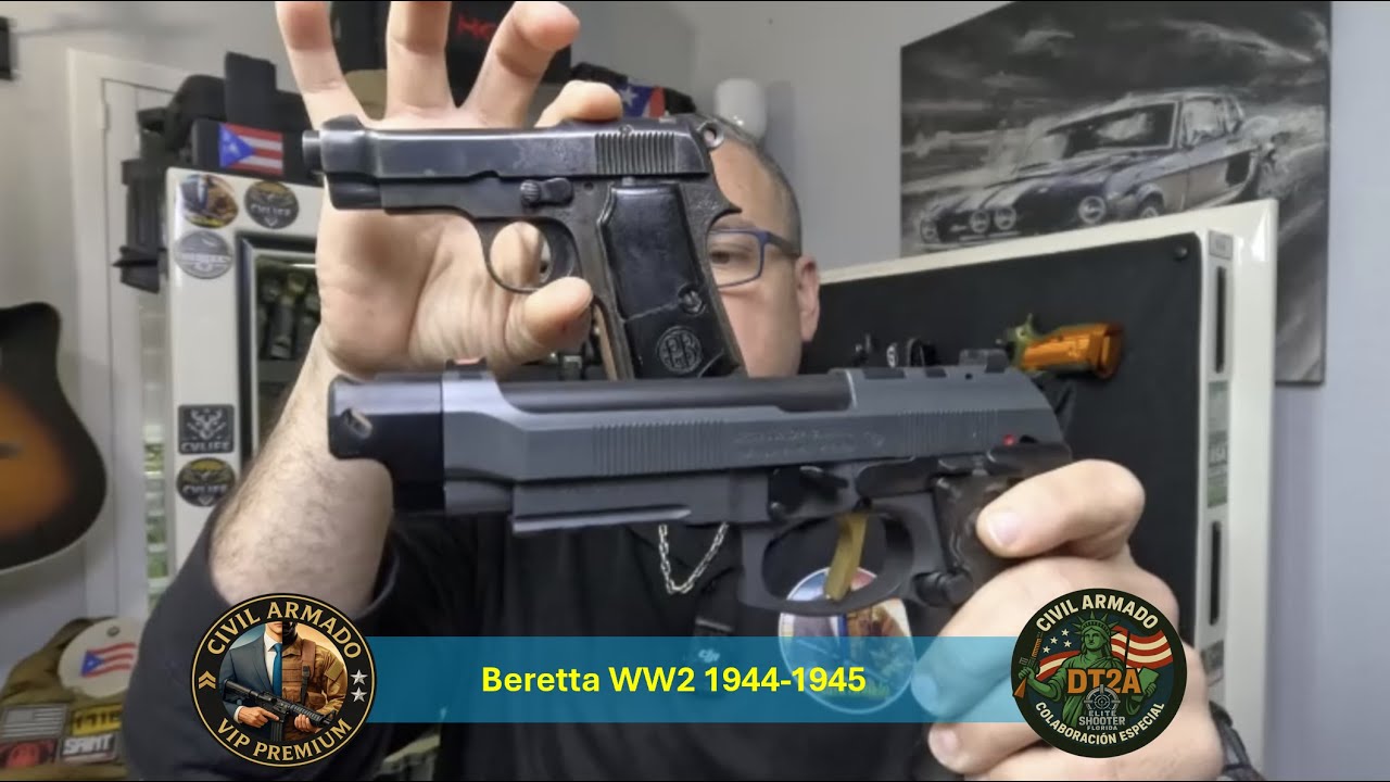 Beretta 1934 vs 1935: historia y diferencias reales de la Segunda Guerra Mindial WW2