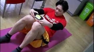 【1ヶ月筋トレ塾】DAY1　初級腹筋（初心者はまずこれから） Runtastic SitUps