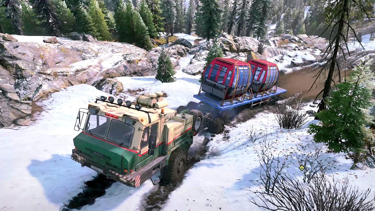 Dan 96320 | Delivering Cable Car to the top of the Mountain | A Bird's ...