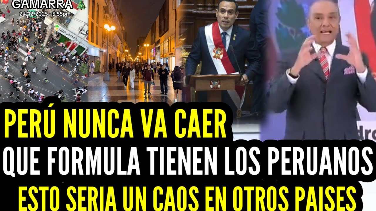 PERÚ NUNCA CAE!!😱 El MUNDO QUIERE SABER cómo los PERUANOS mantienen su ECONOMÍA ESTABLE