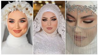 اشيك واجمل لفات طرح زفاف محجبات تناسب كل الاذواق 💯👍 screenshot 5