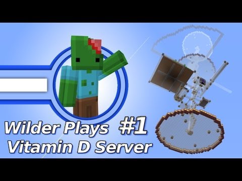 Wilder Plays Minecraft | Vitamin D Server | S1 Ep1 | Tour/First Project